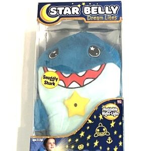 Star‎ Belly Dream Lites Blue Shark Huggable Plush Night Light